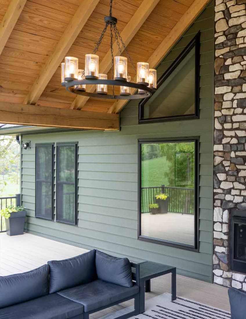 Floor to ceiling glass